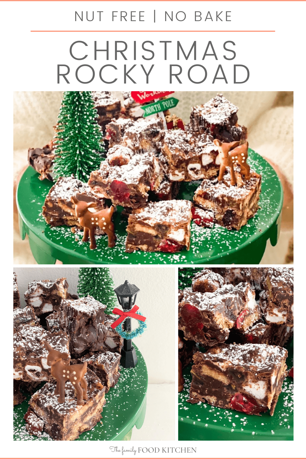 Christmas Rocky Road (No Nuts) - The Family Food Kitchen