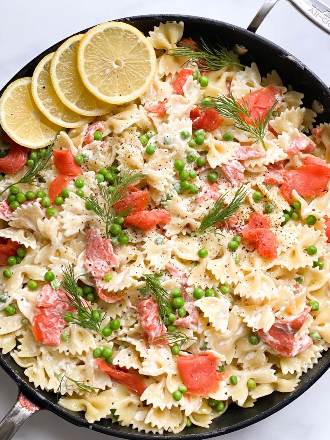 Smoked Salmon Crême Fraîche Pasta