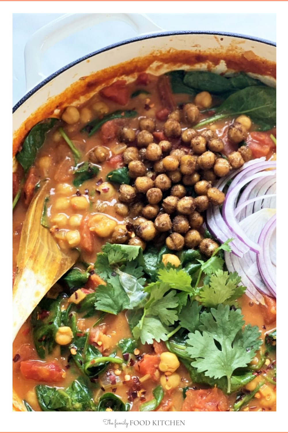 Chickpea and Spinach Curry - The Family Food Kitchen
