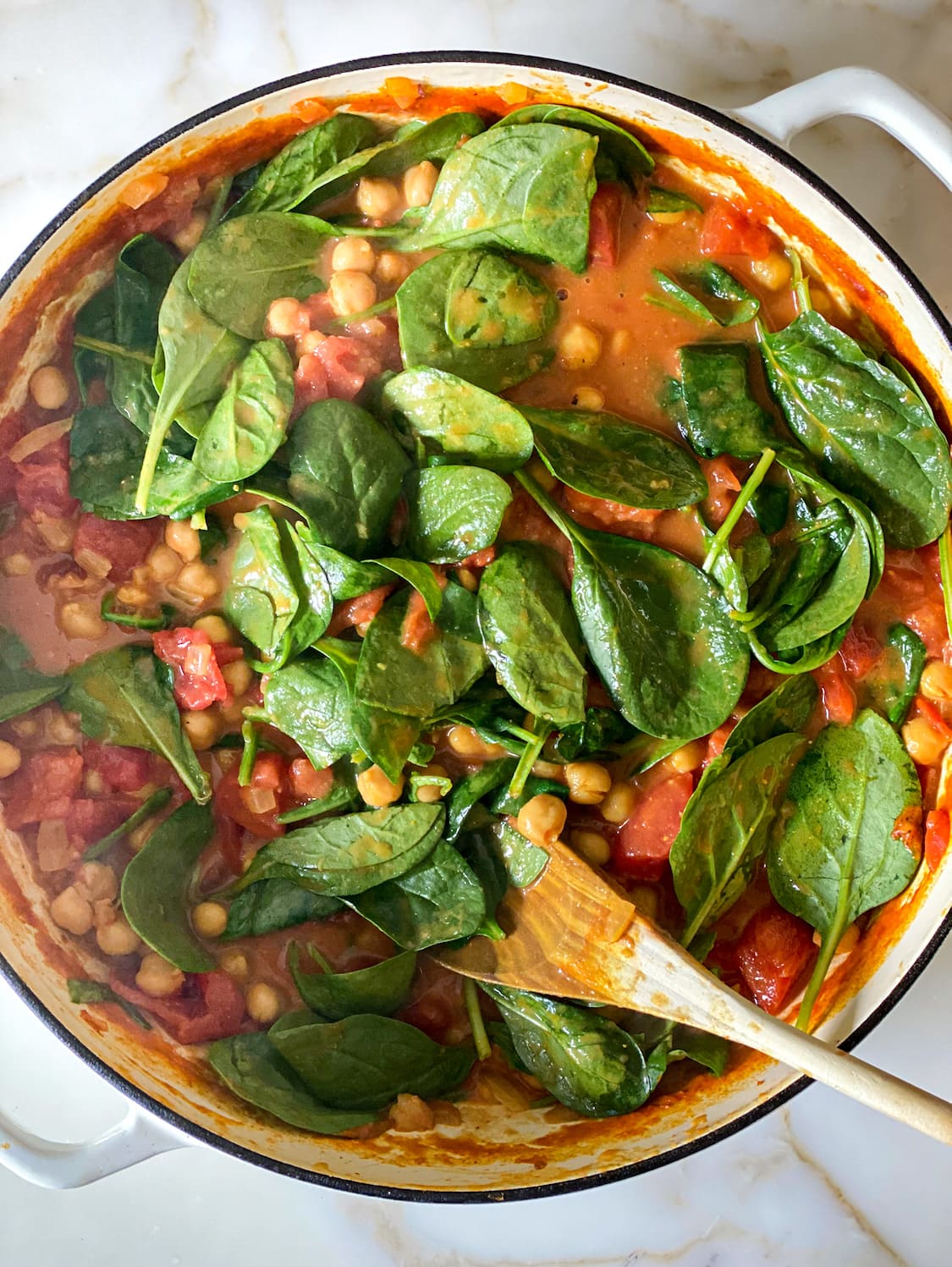 Chickpea and Spinach Curry - The Family Food Kitchen