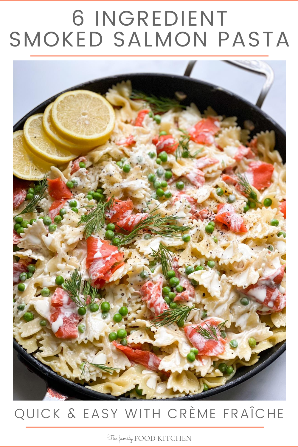 Smoked Salmon Crême Fraîche Pasta