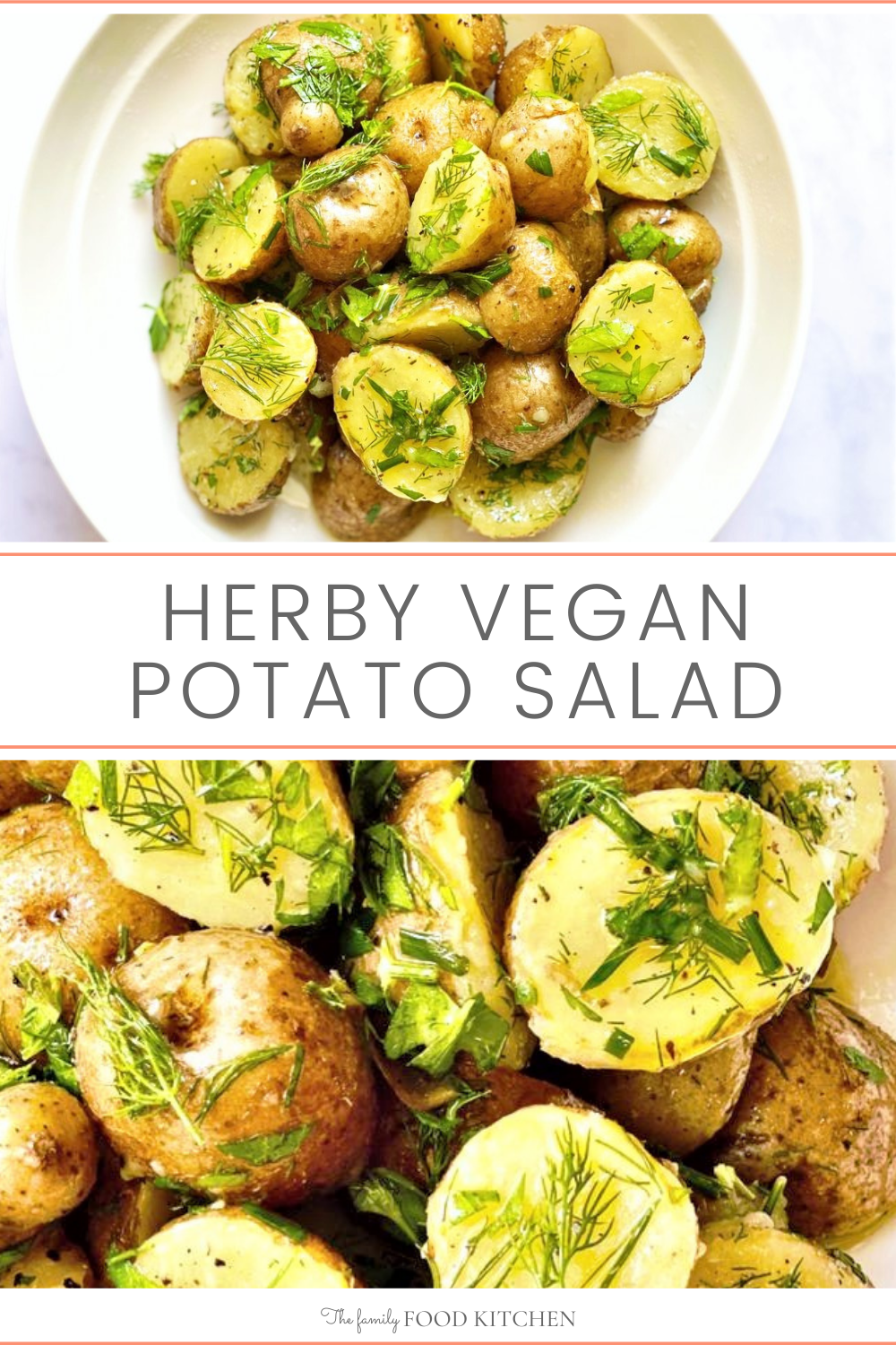 Herby Vegan Potato Salad (No Mayo) - The Family Food Kitchen