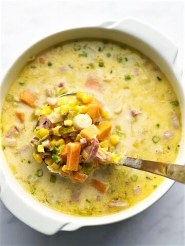 30 Minute Sweet Potato & Corn Chowder - The Family Food Kitchen