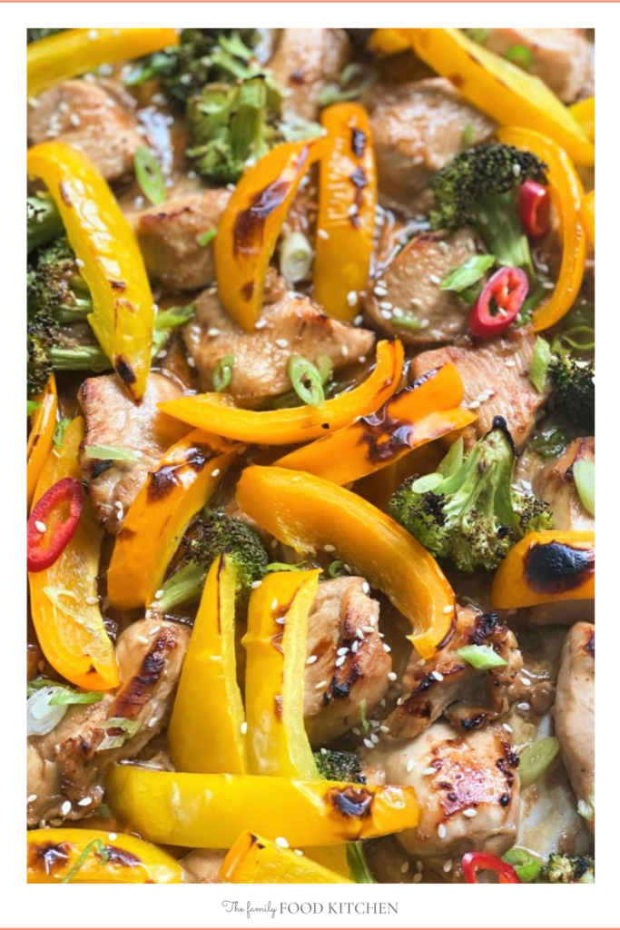 Sheet-Pan Honey-Chile Chicken with Summer Vegetables Recipe