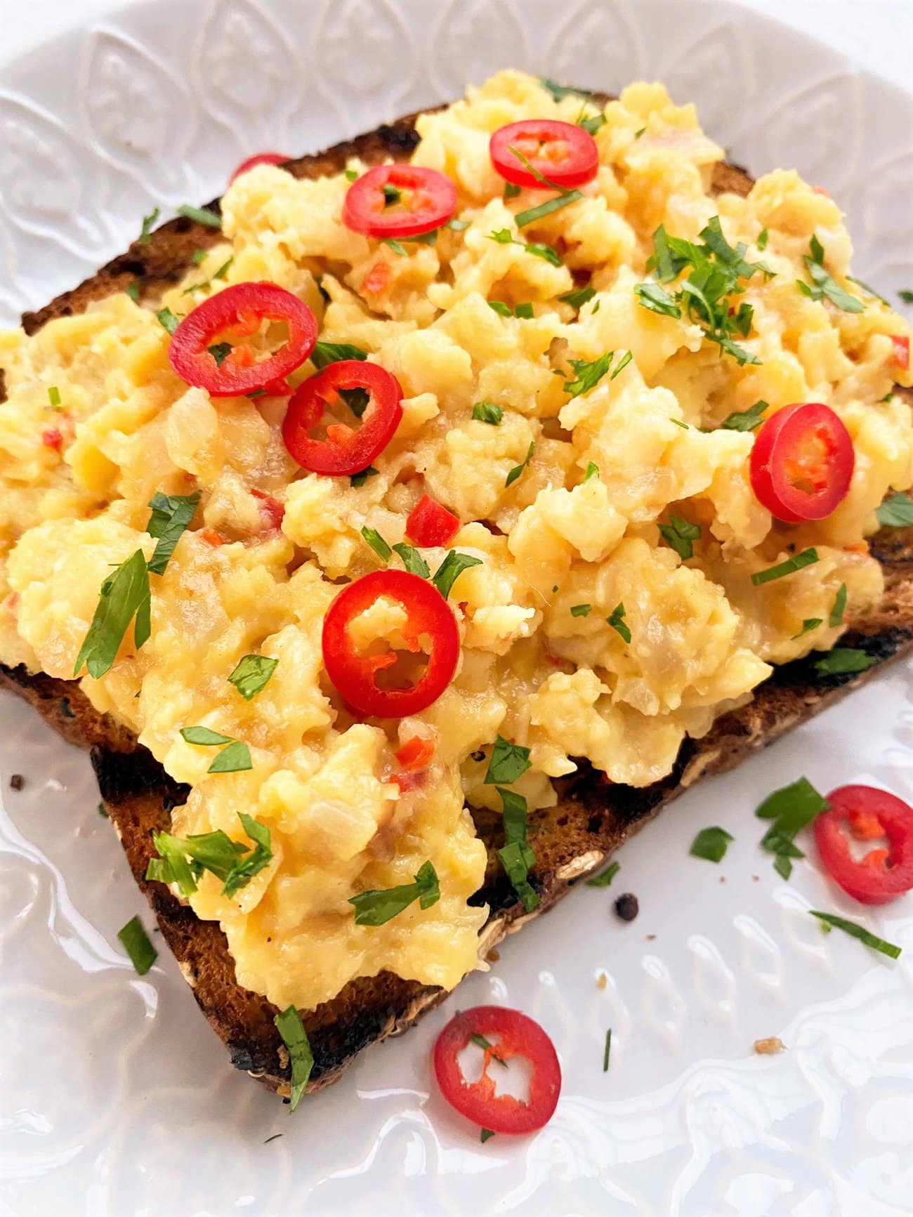 Chilli Scrambled Eggs The Family Food Kitchen