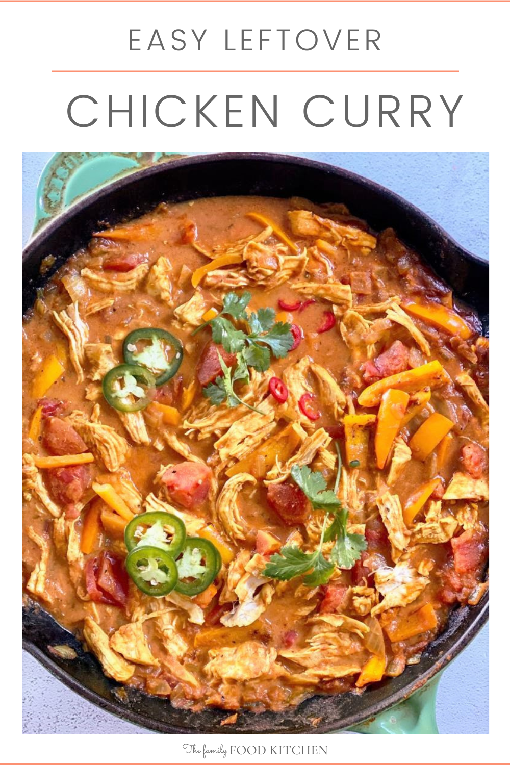 Easy Leftover Chicken Curry - The Family Food Kitchen