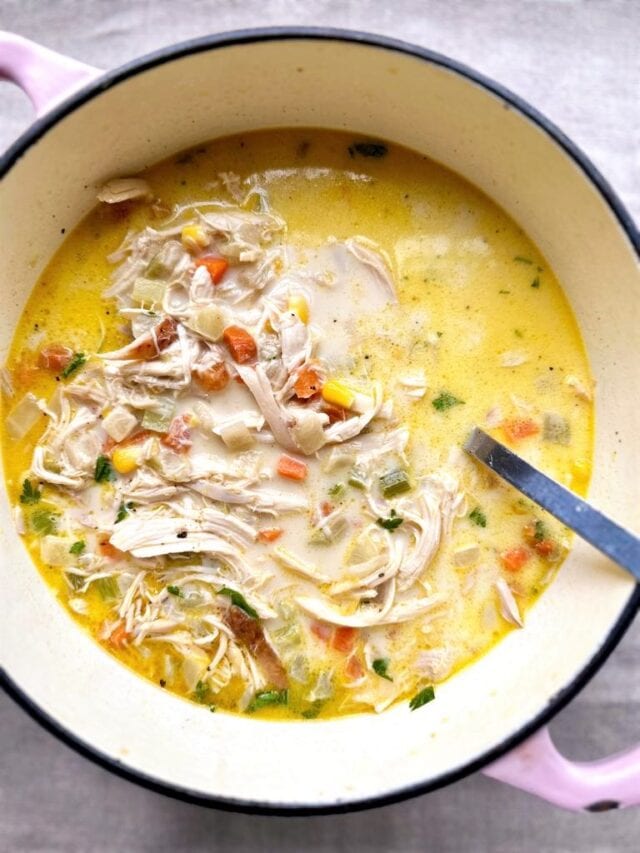 Creamy Chicken Vegetable Soup - The Family Food Kitchen