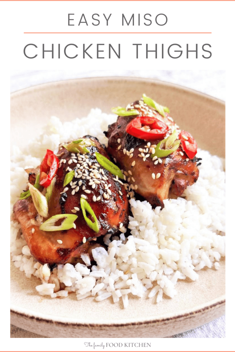 Easy Miso Chicken Thighs - The Family Food Kitchen