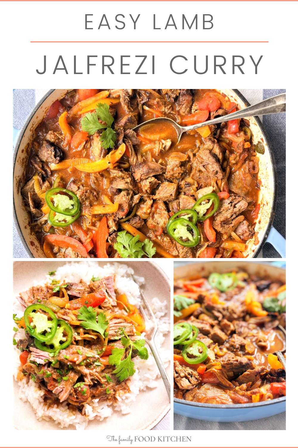 Easy Lamb Jalfrezi - The Family Food Kitchen